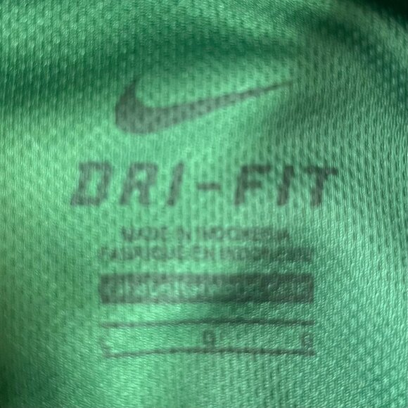 Nike Bethany College Athletics Polo Shirt Mens Large Green DriFit Golf - Picture 6 of 8